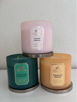 Large Bath & Body Works Candles- Fruity Scents