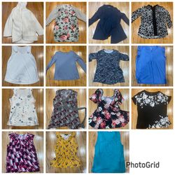 Lot Of Women’s Large Tops