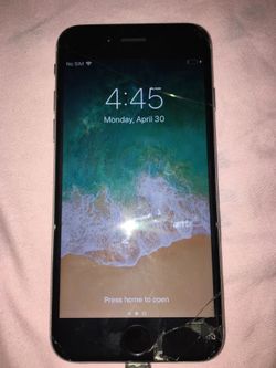 iPhone 6 cracked