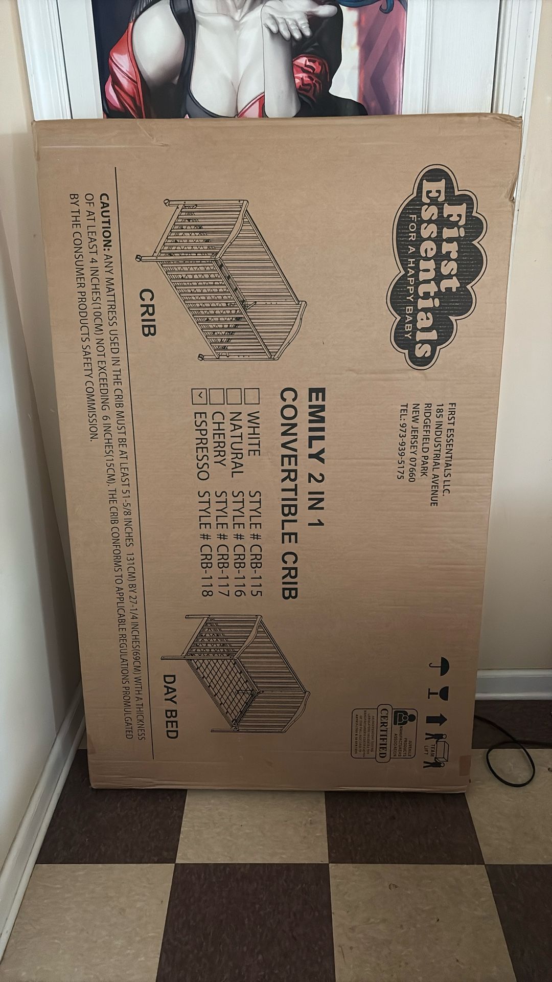 Emily 2 In 1 Convertible Crib