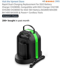 Vpment HYE5602 Dual-Port EGO 56V Battery Charger