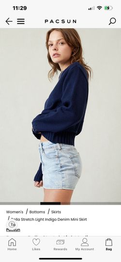 Brand New PacSun Denim Mini Skirt Size 28.