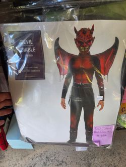 Devil Diablo halloween costume. Sz 14/16