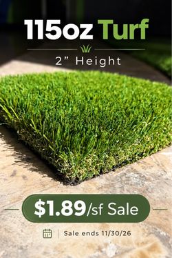 900sf Roll - 115 Ounce Turf - Artificial Grass