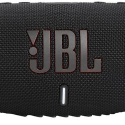 JBL - CHARGE5 Portable Waterproof Speaker with Powerbank - Black. In great condition no scratches.  Only some dust due to storage which will be cleane