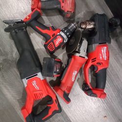 Assorted Milwaukee Power Tool's 8i