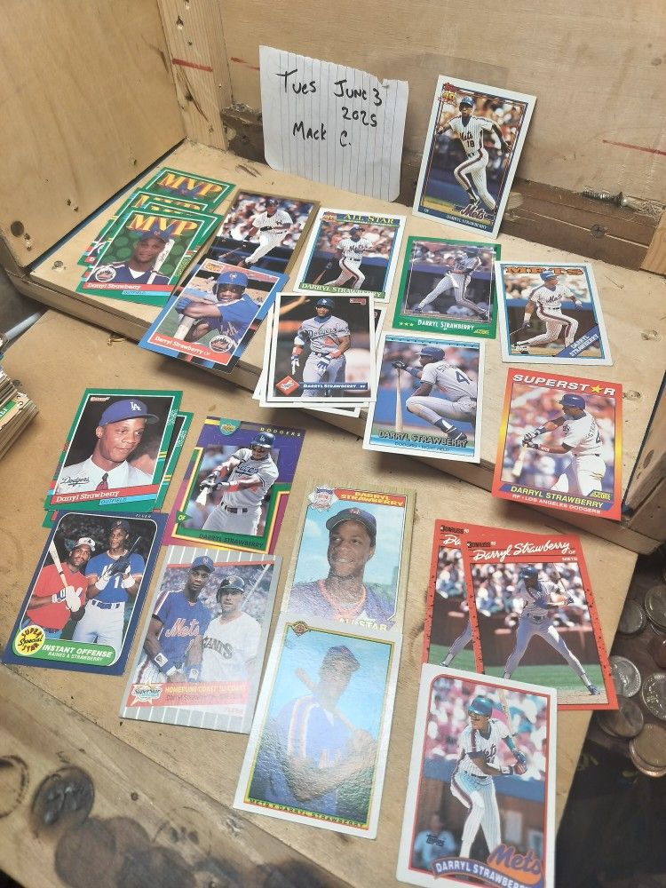 Daryl Strawberry Card Lot