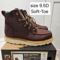 Red Wings Irish Setter Soft Toe Work Boots Size 9.5D