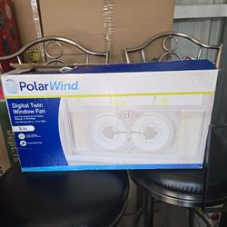 Nice Digital 9" Twin Window Fan."CHECK OUT MY PAGE FOR MORE DEALS "