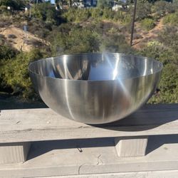 IKEA BLANDA BLANK serving bowl, stainless steel, 14"