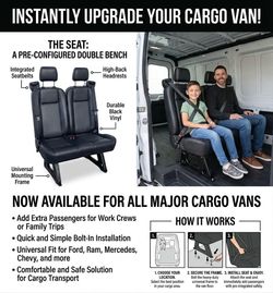 Conversion van seat ford transit seat sprinter van seat cargo van seat express seat econoline seat