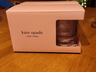 Kate Spade New York Larabee Dot 4-Piece Stemless White Wine Glass Set