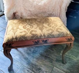 Antique foot rest