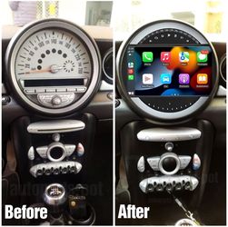 SIXWIN 2G+64G Android Car Play Screen For BWM Mini Cooper F55 2014-2019 Basic Version 9 Inch Touch Screen With CarPlay Android Auto Mirror Link Blueto