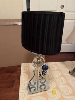 Pair Of Black Lamps