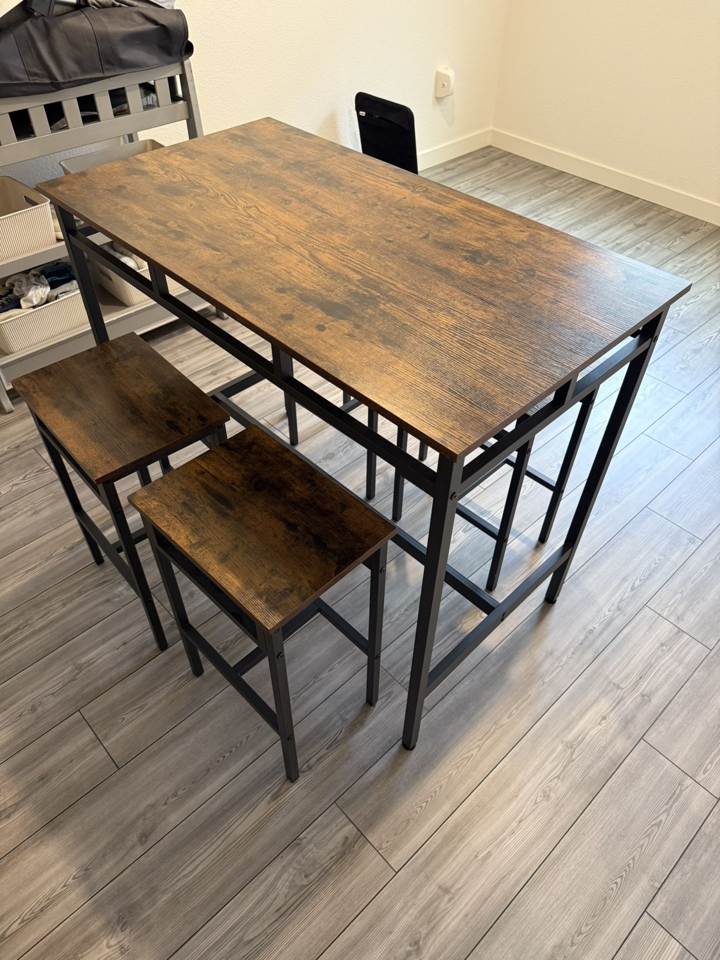 High top Table With Matching Stools