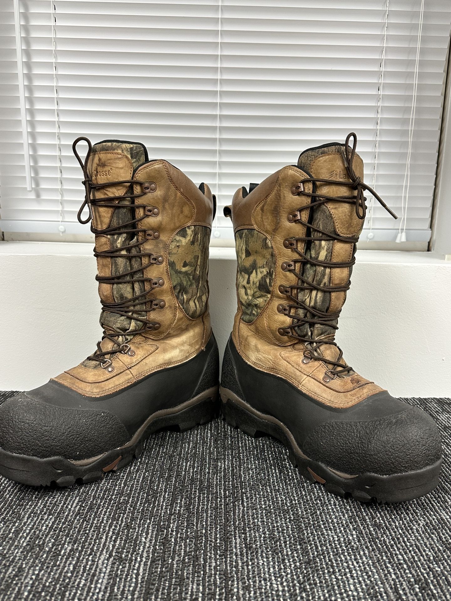 LaCrosse Extreme PFT Hunting Work Boots 15" Tall Size 13 Medium