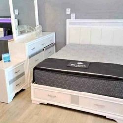 New 4pc Bedroom Set In Box 📦 Buy Now Pay Later $39 No Credit Needed