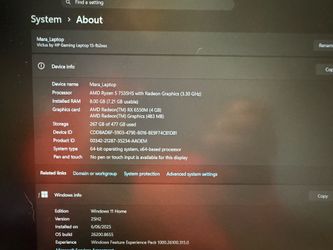 HP Victus 15 Gaming Laptop | Ryzen 5 | RX 6550M | 144Hz | Excellent Condition