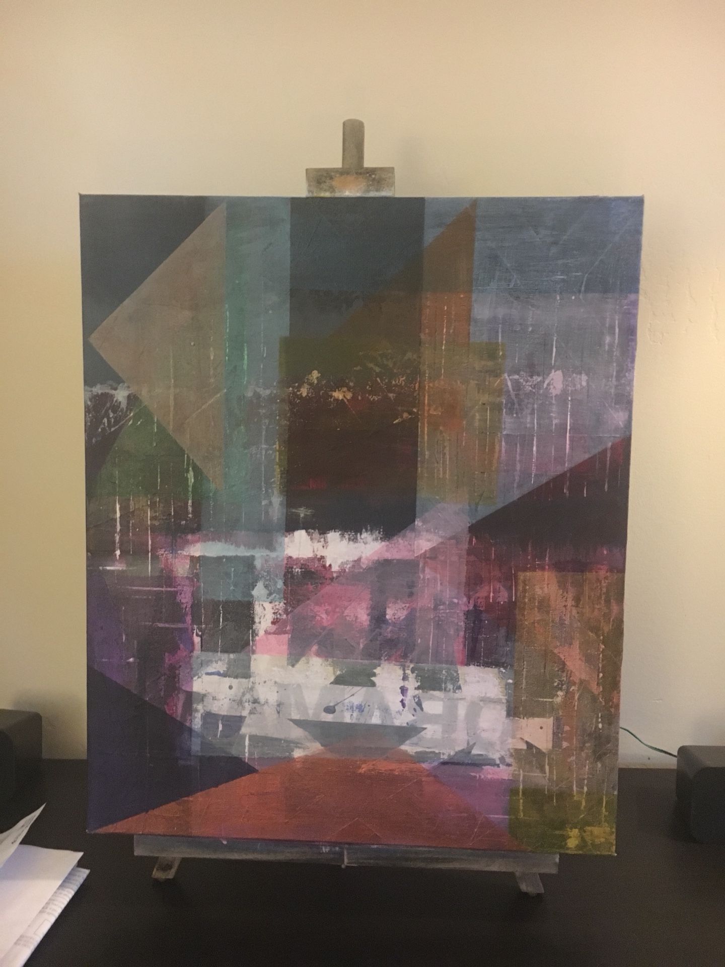 Original acrylic Obama painting .24by 20”