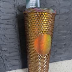 Starbucks Dining | Starbucks 50th Anniversary Studded Tumbler | Color: Gold