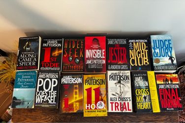 14 James Patterson Books for $20