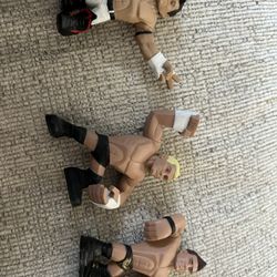 Wwe Wwf Mini Mattel Rumblers Dolph Miz Evan Bourne 