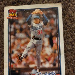 Fernando Valenzuela Topps Vintage Baseball Card