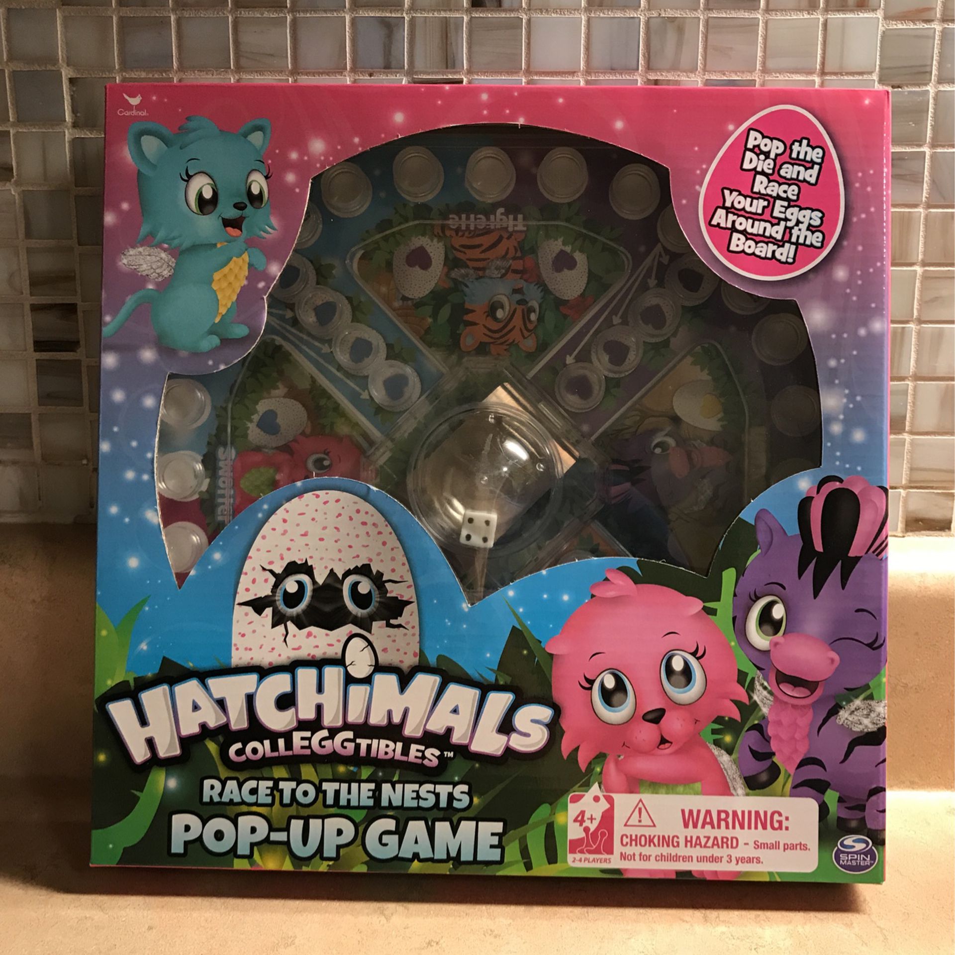 HATCHIMALS Pop-Up Board Game, Race to the Nests