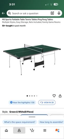 Ping Pong Table 