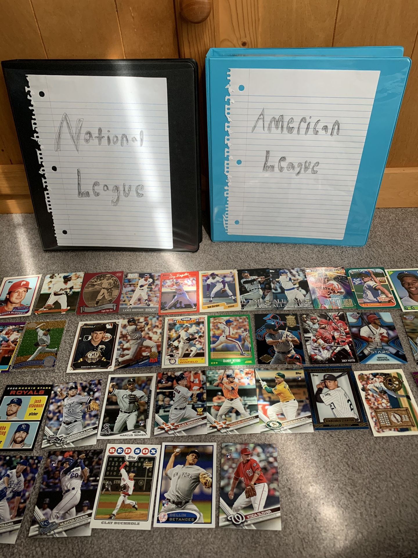 MLB baseball cards *around 400*