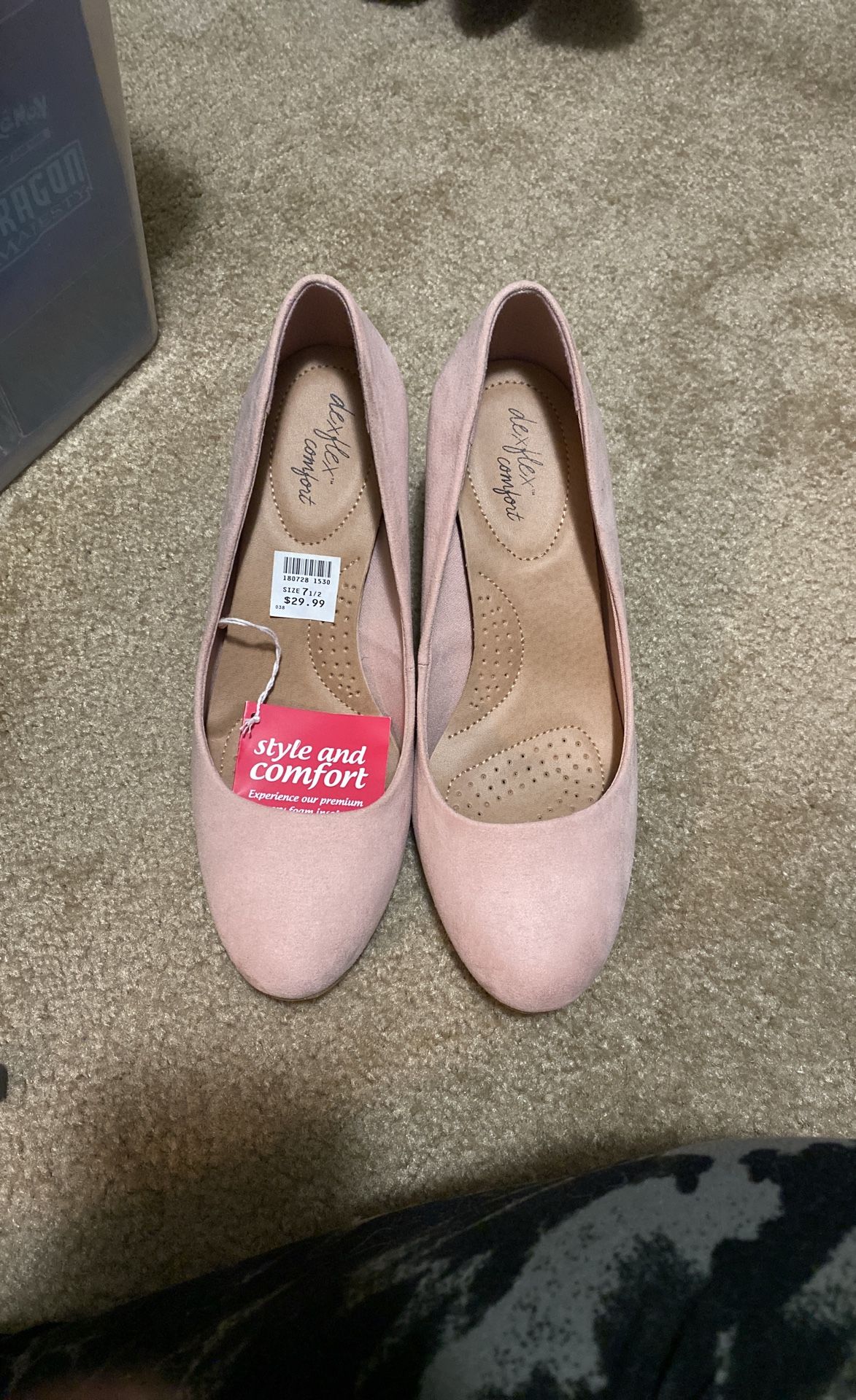 “Dusty Pink” Suede Heels