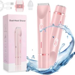 Dual-Head Electric Razor Body Shaver 2 in 1 