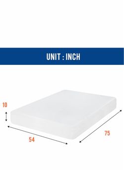Full Bed Memory Foam and Frame
