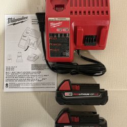 Milwaukee. M18 Lithium Ion (2) CP 1.5Ah Starter Kit.