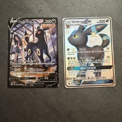 Umbreon V Brilliant Stars & Umbreon GX Hidden Fates 