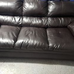 Leather Sofa 