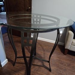Glass Top Table