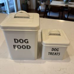 Dog Food and Treat Containers