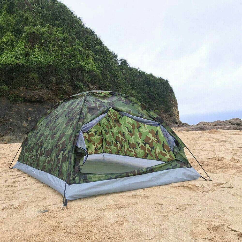 BRAND NEW!! 2-3 Person Outdoor Camping Waterproof Tent Camouflage Hiking