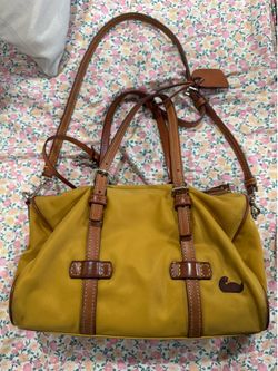Yellow Nylon Dooney and Bourke tootsie roll