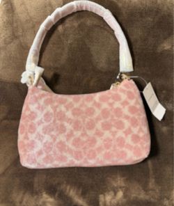Teri beaded shoulder bag pink