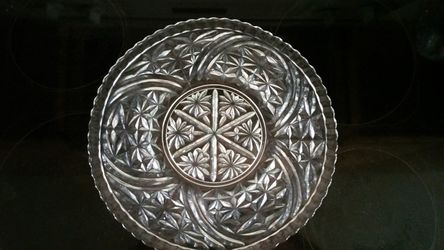 EAPG "Stars and Bars" Round Platter