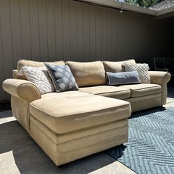 Pottery Barn Sectional Couch 