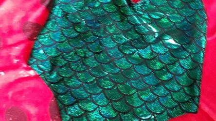 Mermaid halter bsuit