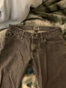 Gray vans slim boot cut jeans 28x30