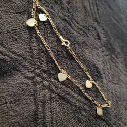 925 Silver Heart Bracelet