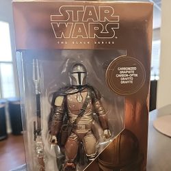 Mandalorian Black Series Carbonite Edition Mint Condition 