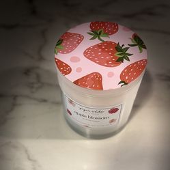 Paper White Candle Company Apple Blossom Jar Candle, White, Multiple Wicks