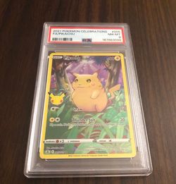 2021 Pokemon Celebrations 005 Full Art Pikachu PSA 8 100% Authentic! Pick Ups Only